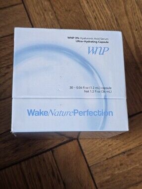 WakeNaturePerfection WNP 3% Hyaluronic Acid Serum Ultra-Hydrating 30 Vials New